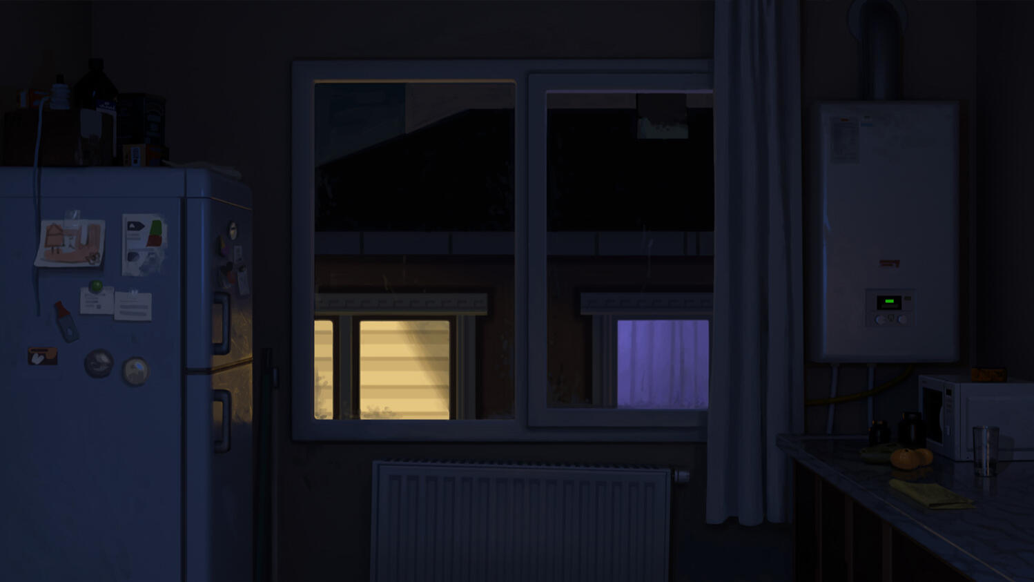 Background painting for animation